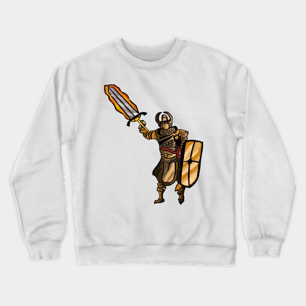 Fire Blaze Crewneck Sweatshirt by Joker & Angel